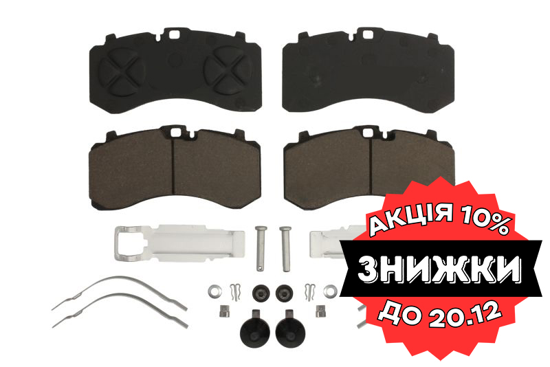Колодки гальмівні дискові SAF 29319, 29318 FTS29318P FORSAZH